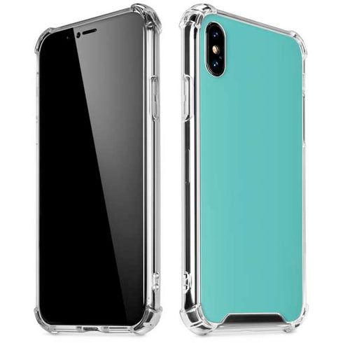 Turquoise iPhone XS Max Clear Case